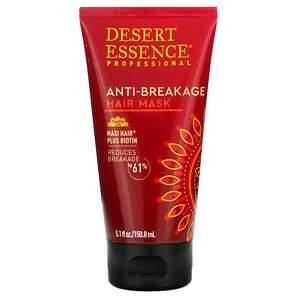 Desert Essence, Anti-Breakage Hair Mask, 5.1 fl oz (150.8 ml) - HealthCentralUSA