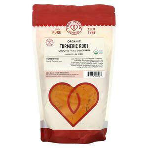 Pure Indian Foods, Organic Turmeric Root, Ground, 7.5 oz (212 g) - HealthCentralUSA