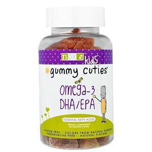 Natural Dynamix (NDX), Kids, Gummy Cuties, Omega-3 DHA/EPA, 60 Gummy Cuties - HealthCentralUSA