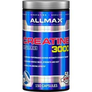 ALLMAX Nutrition, Creatine 3000, 3,000 mg, 150 Capsules - HealthCentralUSA