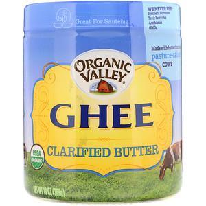 Organic Valley, Organic, Ghee, Clarified Butter, 13 oz (368 g) - HealthCentralUSA