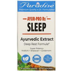 Paradise Herbs, AYUR-Pro Rx, Sleep, 60 Vegetarian Capsules - HealthCentralUSA