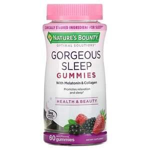 Nature's Bounty, Optimal Solutions, Gorgeous Sleep, Berry Flavored, 60 Gummies - HealthCentralUSA