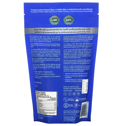 Celtic Sea Salt, Fine Ground, Vital Mineral Blend, 1 lb (454 g) - HealthCentralUSA