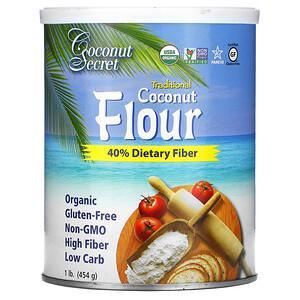 Coconut Secret, Traditional Coconut Flour, 1 lb (454 g) - HealthCentralUSA