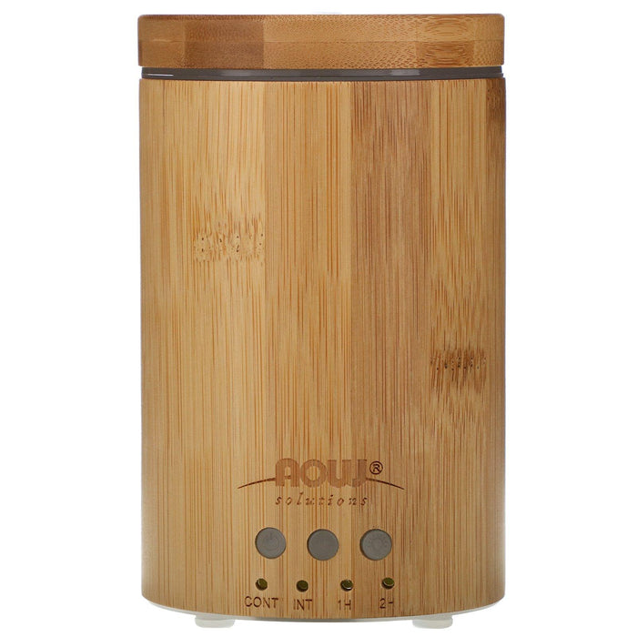 Now Foods, Solutions, Real Bamboo Ultrasonic Oil Diffuser, 1 Diffuser - HealthCentralUSA