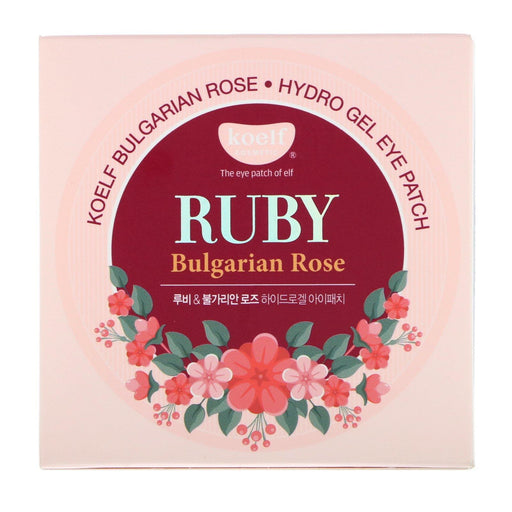Koelf, Ruby Bulgarian Rose Hydro Gel Eye Patch, 60 Patches - HealthCentralUSA