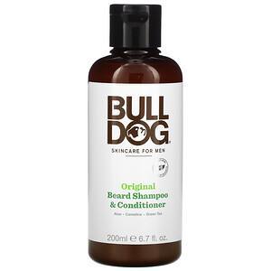 Bulldog Skincare For Men, Original Beard Shampoo & Conditioner for Men, 6.7 fl oz (200 ml) - HealthCentralUSA
