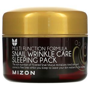 Mizon, Snail Wrinkle Care Sleeping Pack, 2.70 fl oz (80 ml) - HealthCentralUSA