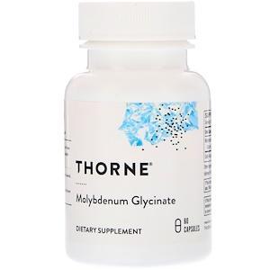 Thorne Research, Molybdenum Glycinate, 60 Capsules - HealthCentralUSA