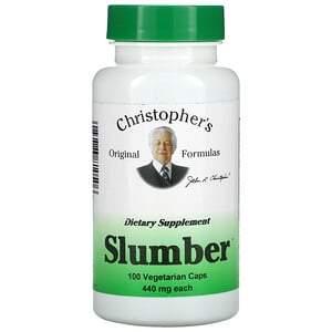 Christopher's Original Formulas, Slumber, 440 mg, 100 Vegetarian Caps - HealthCentralUSA