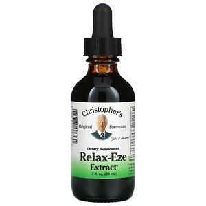 Christopher's Original Formulas, Relax-Eze Extract, 2 fl oz (59 ml) - HealthCentralUSA