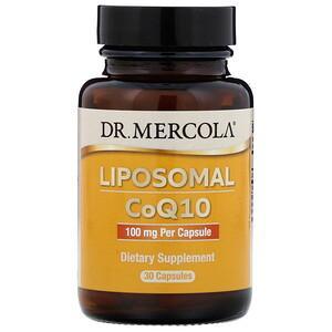 Dr. Mercola, Liposomal CoQ10, 100 mg, 30 Capsules - HealthCentralUSA