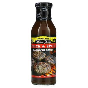 Walden Farms, Thick & Spicy Barbecue Sauce, 12 oz (340 g) - HealthCentralUSA