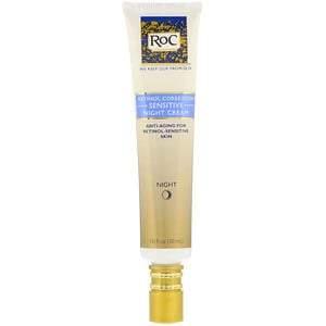RoC, Retinol Correxion, Sensitive Night Cream, 1.0 fl oz (30 ml) - HealthCentralUSA