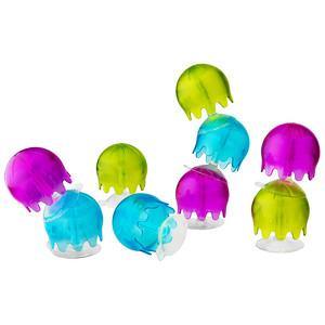 Boon, Jellies, Suction Cup Bath Toys, 12+ Months, 9 Suction Cup Bath Toys - HealthCentralUSA