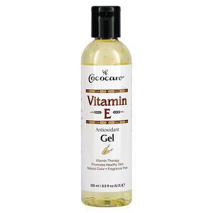 Cococare, Vitamin E Antioxidant Gel, 8.5 fl oz (250 ml) - HealthCentralUSA
