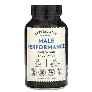 Crystal Star, Male Performance, 60 Vegetarian Capsules - HealthCentralUSA