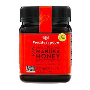 Wedderspoon, Raw Monofloral Manuka Honey, KFactor 16, 2.2 lb (1 kg) - HealthCentralUSA