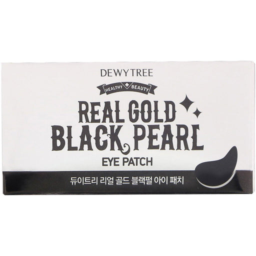 Dewytree, Real Gold Black Pearl Eye Patch, 60 Patches, 90 g - HealthCentralUSA