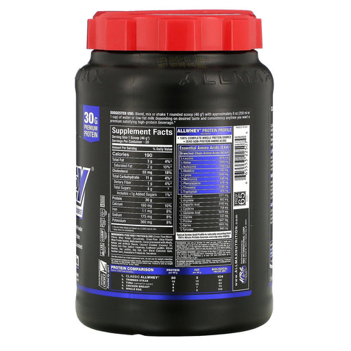 ALLMAX Nutrition, AllWhey Classic, 100% Whey Protein, Chocolate, 2 lbs (907 g) - HealthCentralUSA