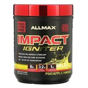 ALLMAX Nutrition, IMPACT Igniter, Pre-Workout, Pineapple Mango, 11.6 oz (328 g) - HealthCentralUSA