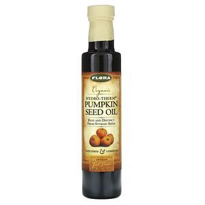 Flora, Organic Hydro-Therm Pumpkin Seed Oil, 8.5 fl oz (250 ml) - HealthCentralUSA