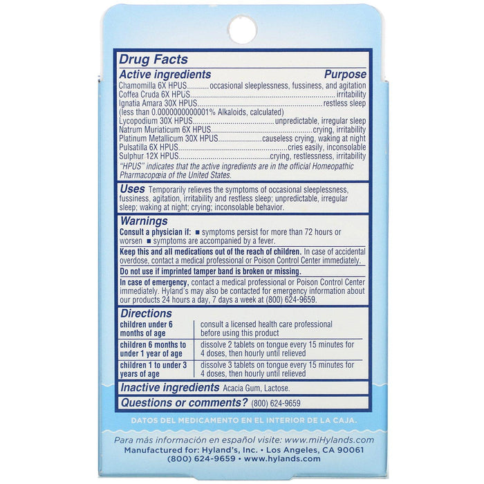 Hyland's, Baby, Calming Tablets, Ages 6 Months+, 125 Quick-Dissolving Tablets - HealthCentralUSA