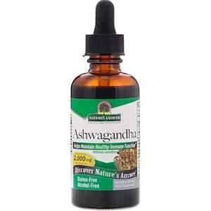 Nature's Answer, Ashwagandha, 2,000 mg, 2 fl oz (60 ml) - HealthCentralUSA