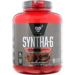 BSN, Syntha-6 Edge, Protein Powder Drink Mix, Chocolate Milkshake, 4.02 lb (1.82 kg) - HealthCentralUSA