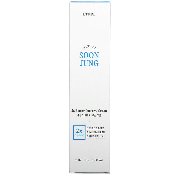 Etude, Soon Jung, 2x Barrier Intensive Cream, 2.02 fl oz (60 ml) - HealthCentralUSA