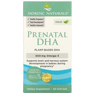 Nordic Naturals, Prenatal DHA, 500 mg, 60 Soft Gels - HealthCentralUSA