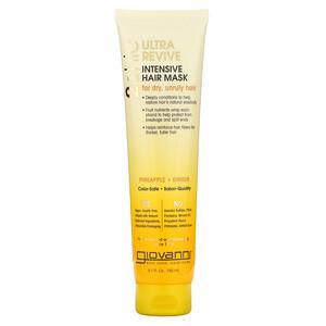Giovanni, 2chic, Ultra-Revive Intensive Hair Mask, Pineapple + Ginger, 5.1 fl oz (150 ml) - HealthCentralUSA