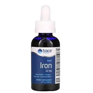 Trace Minerals Research, Ionic Iron, 22 mg, 1.9 fl oz (56 ml) - HealthCentralUSA