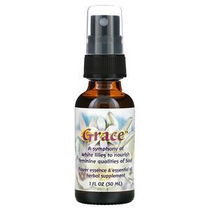 Flower Essence Services, Grace, Flower Essence & Essential Oil, 1 fl oz (30 ml) - HealthCentralUSA