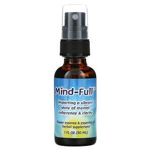 Flower Essence Services, Mind-Full, Flower Essence & Essential Oil, 1 fl oz (30 ml) - HealthCentralUSA