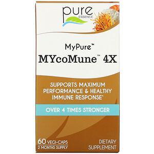Pure Essence, MyPure, MYcoMune 4X, 60 Vegi-Caps - HealthCentralUSA