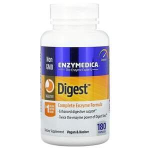 Enzymedica, Digest, Complete Enzyme Formula, 180 Capsules - HealthCentralUSA
