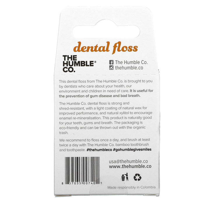 The Humble Co., Dental Floss, Cinnamon, 55 yd (50 m) - HealthCentralUSA