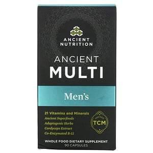 Dr. Axe / Ancient Nutrition, Ancient Multi, Men's, 90 Capsules - HealthCentralUSA