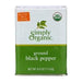 Simply Organic, Ground Black Pepper, 4 oz (113.4 g) - HealthCentralUSA
