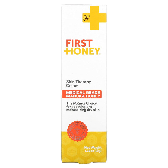 First Honey, Manuka Honey Skin Therapy Cream, 1.75 oz (50 g) - HealthCentralUSA