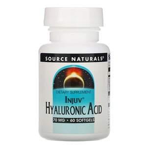 Source Naturals, Injuv Hyaluronic Acid, 70 mg, 60 Softgels - HealthCentralUSA