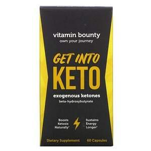 Vitamin Bounty, Get Into Keto, Exogenous Ketones, 60 Capsules - HealthCentralUSA