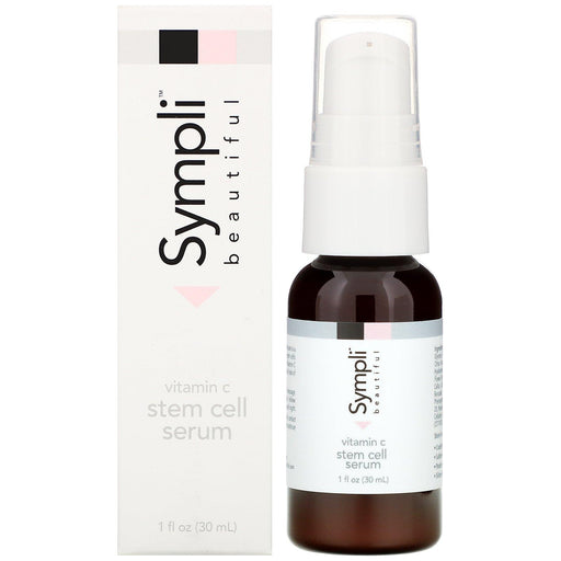 Sympli Beautiful, Vitamin C Stem Cell Serum, 1 fl oz (30 ml) - HealthCentralUSA