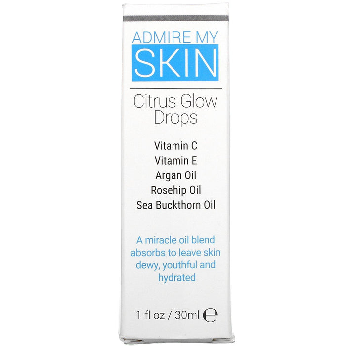Admire My Skin, Citrus Glow Drops, 1 fl oz (30 ml) - HealthCentralUSA