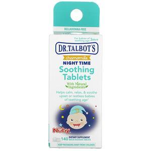 Dr. Talbot's, Chamomile Night Time Soothing Tablets, 3 m+, 140 Tablets - HealthCentralUSA