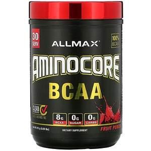 ALLMAX Nutrition, AMINOCORE BCAA, Fruit Punch, 0.69 lbs (315 g) - HealthCentralUSA
