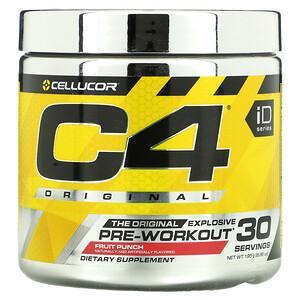 Cellucor, C4 Original Explosive, Pre-Workout, Fruit Punch, 6.88 oz (195 g) - HealthCentralUSA