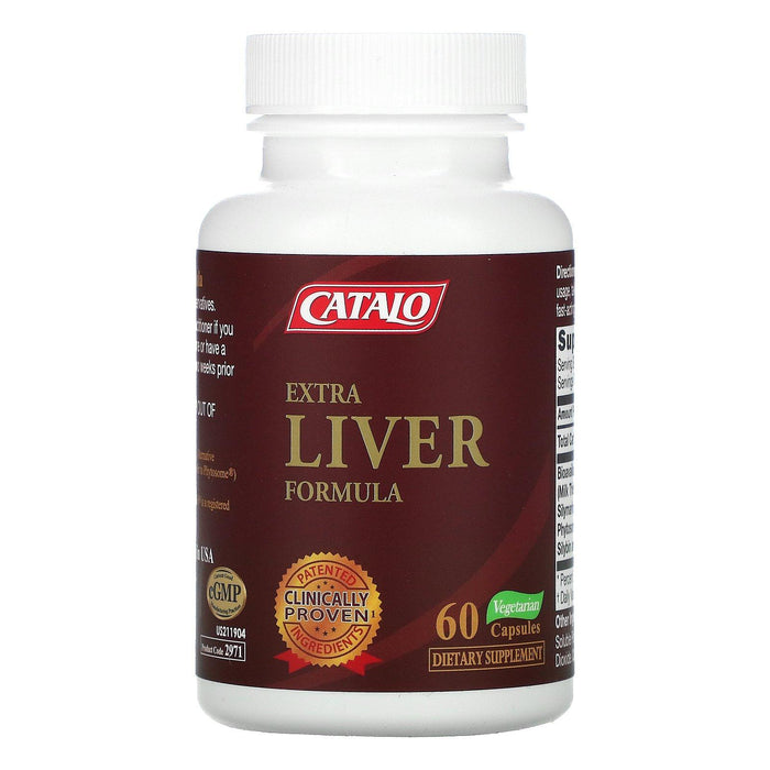 Catalo Naturals, Extra Liver Formula, 60 Vegetarian Capsules - HealthCentralUSA